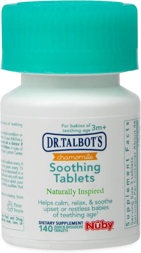 Dr. Talbot's Chamomile Soothing Tablets, Quick Dissolve, 140 Count...
