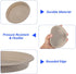 6 Pack Planter Saucers - Plastic Plant Tray Flowerpot Drip Trays Round Apply to Outdoor/Garden (5.6 Inch, Light Grey)...
