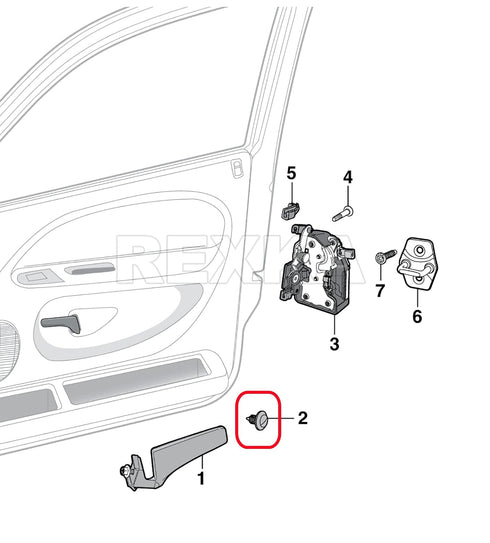 Rexka 30pcs Door Trim Panel Retainer Clips 6503709 for Dodge Ram 1500 2500 3500 Pickup Chrysler...