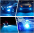 Super Bright 3000lm H8 H11 LED Fog Lights Bulbs DRL High Power 3030 Chips with Projector Lens Replacement for Cars Trucks, Ice Blue...