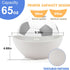 Wheat Straw Bowls Set of 2,Unbreakable Salad Bowls,Plastic Bowls Dishwasher & Microwave Bowls,Sturdy and Stackable Kitchen Bowls for Serving,Oatme...