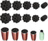 10PCS Cup Turner Foam Tumbler Spinner Tumbler Insert Foam Cup Spinner Sponge for 10oz to 40oz Tumblers Cups Water Bottles Work with 1/2 Inch PVC P...