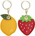 2 Pack 3in1 Cartoon Protective Case for Airtag Cover Samsung Galaxy SmartTag Cases Tile Mate Eufy Security SmartTrack Link Keychain Key Finder (1 ...