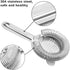 Hawthorne Cocktail Strainer - Stainless Steel Bar Strainer for Bartending, Bar Tool Drink Strainer for Bartenders and Mixologists...
