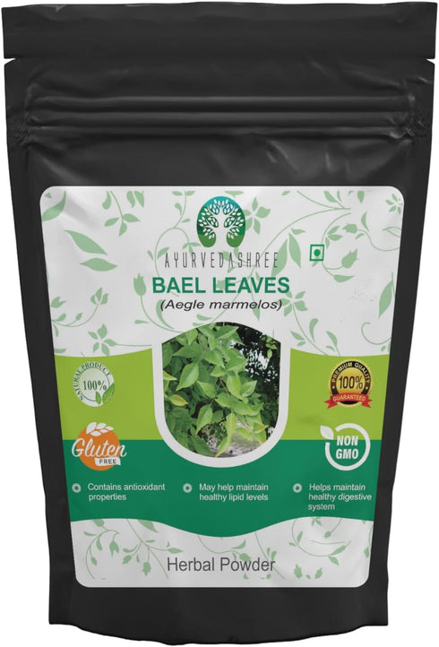 Bilva Powder - Bael Leaves Powder - Aegle marmelos -100 Gm - Supports Proper Function of The Bowels...