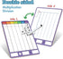 Dry Erase Multiplication and Division Practice Boards – Double Sided Times Table Learning Tool for Kids Students, Classroom, and Home Learning – M...