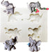 Cute Elephant Silicone Molds Mini Elephant Chocolate Mold for DIY Chocolate Candy Cookie Desserts Sugarcraft Baby Shower Fondant Mold Cupcake Topp...