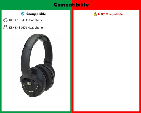 Professional Headphone Replacement Earpads Cushion Headset Ear Pads Compatible with KRK KNS 8400 KNS 6400 Headphones......