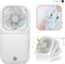 Portable Neck Fan Mini Quiet Handheld Personal Foldable USB Rechargeable Fan Operated for Home Office Outdoor Travel, 3000mAh Power Bank Hands Fre...