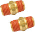 Air Hose Fittings And Quick Connect Air Fittings, 1/4 Inch NPT Brass Female Male Air Coupler Plug And Hex Nipple (13 Piece) Industrial Type D, Air...