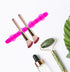 1Pcs Silicone Make up Brush Holder Cosmetic Brush Drying Rack Silicone Makeup Brush Storage Rack Bursh Display Stand with Suction Cup for Bursh an...