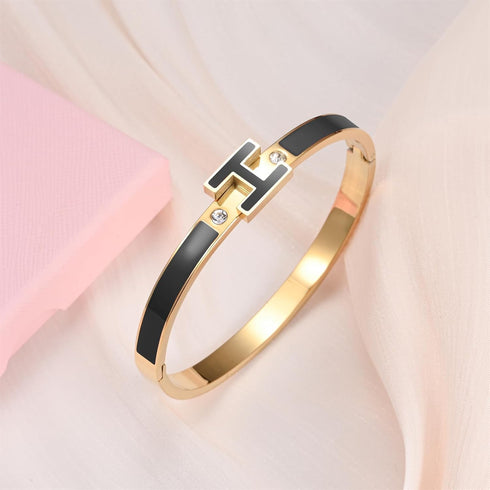 Gold Bracelets for Women,H Bracelet,Bangle Bracelets for Women,Dainty Bracelet Jewelry Easter Christmas Mothers Day Gifts for Women...