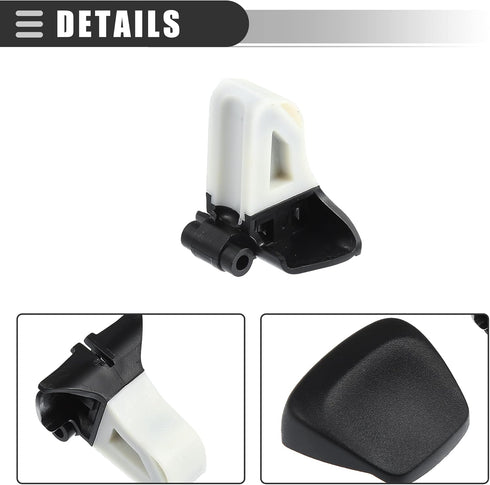 Motoforti 1 Set Automatic Shift Knob Accessories, for Jeep Cherokee 2014-2018, Plastic, 5YD261X9AA 5YD291X9AA Black...