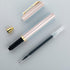 Pack of 3 Initial Gifts Letter P Rose Gold Color Gel Pens Medium Point (0.7mm) Black Ink Birthday Graduation Gift for Son Daughter Classmate Frien...