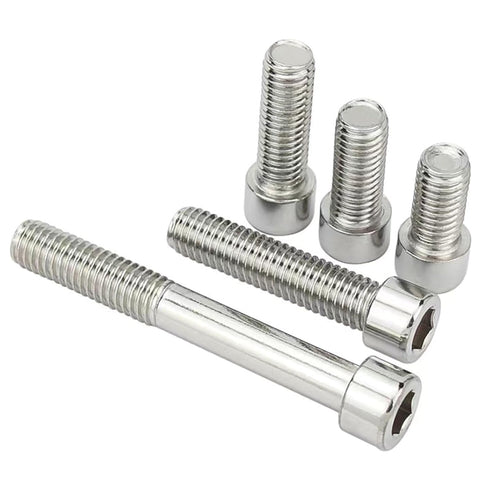 M4-0.7 x 40mm Stainless Steel 201,GB/T 70,Metric Socket Head Cap Bolts Screws, Allen Socket Drive,Hex Socket Cap Screw,Machine Full Thread for Bik...