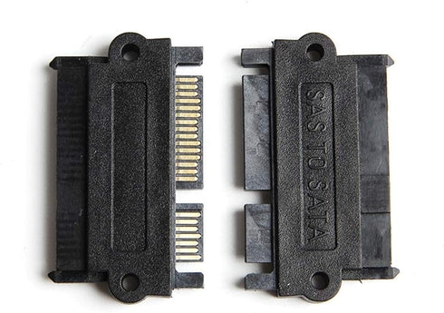 2Pcs Main Board Small Port SAS Hard Disk Adapter SFF-8482 to SATA 22 Pin Adapter Card...