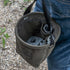 Klein Tools 5143 Canvas Tapered-Bottom Bag with Two Interior Pockets and a Snap Clip, Made of No. 10 Canvas...