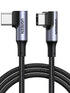 UGREEN 100W USB C to USB C Cable, 90 Degree Type C Cable for iPhone 15/15 Plus/15 Pro/15 Pro Max, MacBook Pro 2022, iPad Pro 2022, Samsung Galaxy ...