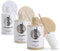 Touch Up-Paint, Matte Finish, for Cabinets, Walls, Windows, Doors, and Furniture, 3 Color Kit Matches 90% of Surfaces, Beige + White 3 Pack...