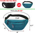 Fanny Pack for Men Women,Crossbody Waist Bag Pack,Belt Bag for Travel Walking Running Hiking Cycling,Easy Carry Any Phone,Wallet (Green)...