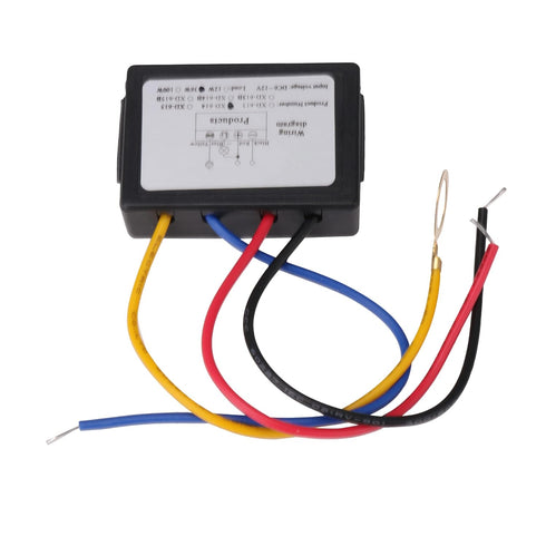 BQLZR DC LED Touch Dimmer Switch Sensor Lamp Accesories 6-12V with Wiring Diagram Suitable for LED Light Sources with Medium (Such As Glass, Acryl...