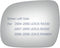 Side Mirror Glass fit for 2004-2006 Lexus RX330, 2007-2009 Lexus RX350, 2006-2008 Lexus RX400H, Driver Left Side LH Flat, Including Adhesive...