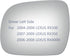Side Mirror Glass fit for 2004-2006 Lexus RX330, 2007-2009 Lexus RX350, 2006-2008 Lexus RX400H, Driver Left Side LH Flat, Including Adhesive...