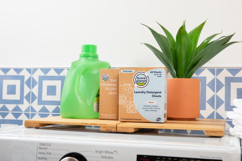 Brave Planet Laundry Detergent Sheets Fresh Linen– Eco-Friendly Removes Dirt, Stains and Odors – Cruelty-Free Vegan Sheets for All Types of Fabric...