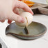 Egg Cracker & Spoon Holder, Spoon Rest for Kitchen, Ceramic Spoon Holder for Stove Top, Cooking Spoon Holder,Heat Resistant Utensil Rest for Count...