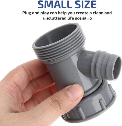 5pcs Three-way Drain Pipe Home Sink Overflow Three-way Sealed Sink Overflow Three-way Sink Drain Overflow Three-way Simple Sink Overflow Three-way...