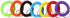 70Pcs Colorful Stretchy Keychain Bracelet Spiral Wristband Keychain for Outdoor, Gym...