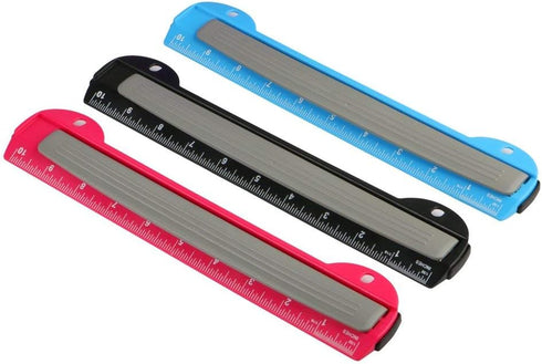 Eagle 3 Hole Punch, Portable Ring Binder 3 Hole Punch, Paper Puncher with Integrated Ruler, 5 Sheets Capacity, for Ring Binders, Office and School...
