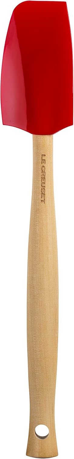 Le Creuset Silicone Craft Series Small Spatula, 11 1/8" x 1 3/4", Cerise...