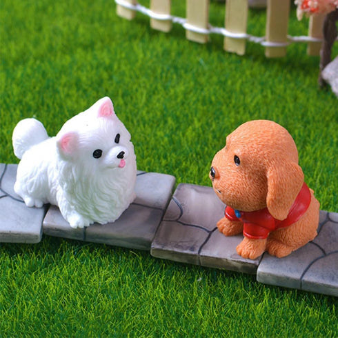 MAOMIA 12 Pcs Mini Dog Figure Animal Toys Cake Topper Puppy Figures Miniature Dog Figurines Collection Playset for Christmas Birthday Gift Desk De...