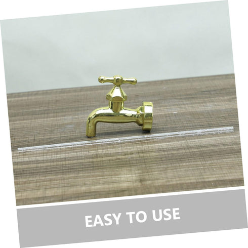 2 Sets Fountain Faucet Courtyard Decor Watering Fountain Invisible Faucet Floating Spout Garden Decor Watering Can Faucet Flow Device Ornament Out...