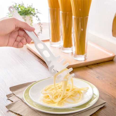 Daycount® Spaghetti Server Measuring Tool Noodle Serving Spoon Egg Yolks separator Drains, Plastic Multipurpose Kitchen Utensils...