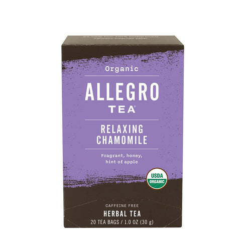 Allegro Tea, Organic Relaxing Chamomile Tea Bags, 20 ct...