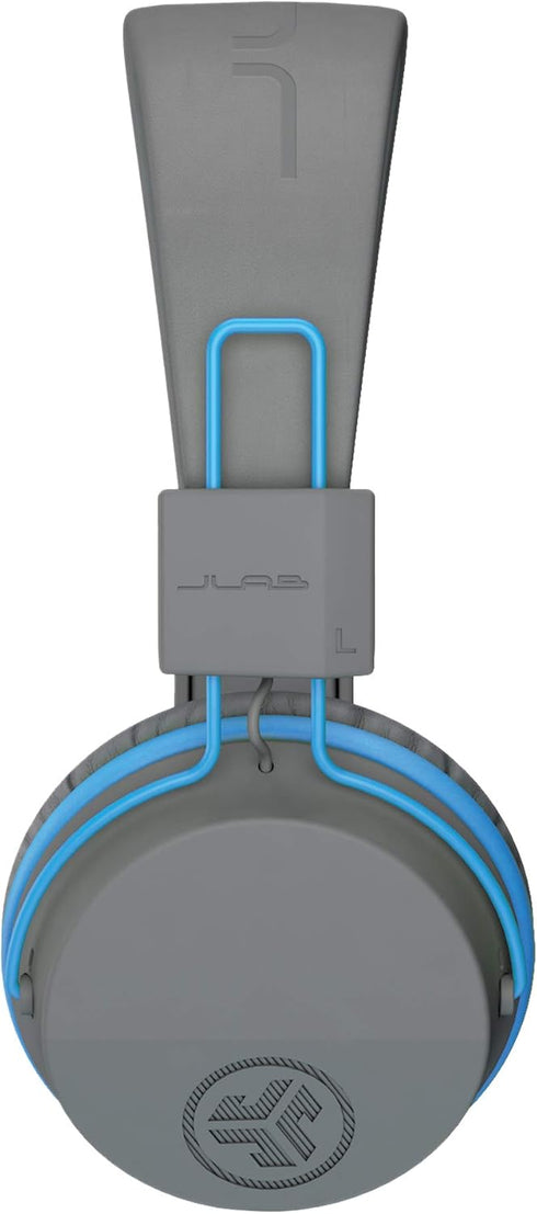 JLab JBuddies Studio Wireless On-Ear Kids Headphones, Graphite/Blue, 13 Hour Battery Life, Studio Volume Safe, Volume Limiter, Folding, Adjustable...