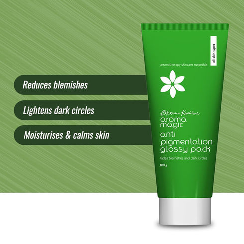 Anti Pigmentation Glossy Pack | 3.53 Oz (100g) | Aromatherapy Skincare | Essential for Pigmentation and Dark Circles | All Skin type...