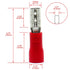 Baomain 0.11" Red Female Insulated Spade Wire Connector Electrical Crimp Terminal 18-22 AWG 2.8 x 0.5mm (200PCS)...