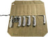Professional Chef's Knife Roll, Waxed Canvas Knife Organiser, Culinary Bag Wrap, Travel Tool Roll Pouch Storage...