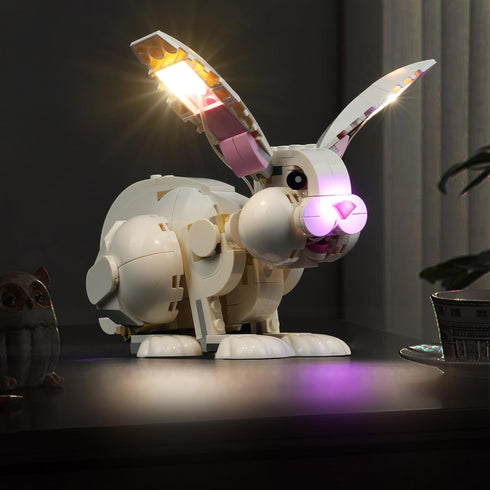 LED Lighting Kit for Lego Creator 3 in 1 White Rabbit, LED Light Compatible with Lego 31133 Building Block Models (Not Include Lego Set)...