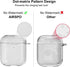 AIRSPO Airpods Case Cover, Clear Soft TPU Protective Cover Compatible with Apple AirPods 1/2 Wireless Charging Case with Keychain (Clear)......
