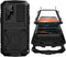 Samsung Galaxy S22 Plus Aluminum Metal Bumper Silicone Case with Stand, Water Resistant, Heavy Duty Rugged, Built-in Screen Protector, Black...