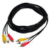 MagicW 10ft 3 Rca Male to 3 Rca Female Audio Video Extension Cable 3RCA Male to Female Audio Composite Extension Video Cable DVD AV TV UK...