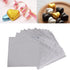 Wowagoga Foil Candy Wrappers - 6x6 Inches Gold Aluminum Foils Paper Chocolate Candy Wrappers for Homemade Candies Gifts Decoration, Silver,Pack of...