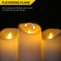 Novelty Place Flickering LED Candles, Lifelike Swinging Flame Battery Powered Realistic Flameless LED Candle - Warm White...