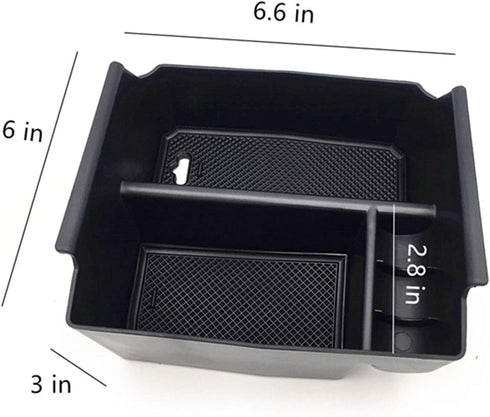 JOJOMARK Compatible with Jeep Wrangler JK and JKU Accessories 2011-2018 Center Console Tray Organizer(Console tray)...