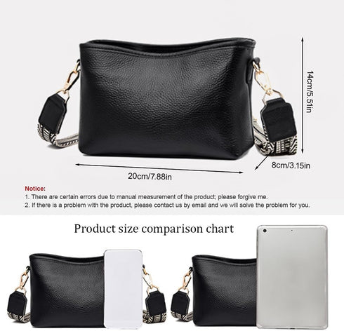 Small square Crossbody Bag for women,Wide Strap Cell Phone Purse Shoulder Handbag...