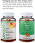 Amazon Basics (previously Solimo) Fiber 4g Gummy - Digestive Health, Supports Regularity, Orange, Lemon & Strawberry, 90 Gummies (2 per Serving)...